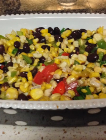 Grilled Corn & Black Bean Salad Recipe